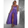 50316 2 fialove leskle elegantni saty yasmine s rozparkem