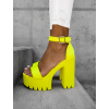 Žlté topánky na vysokom podpätku LOUISE