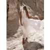 48852 4 bile dlouhe leskle elegantni saty mades se zavazovanim
