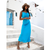 49782 2 svetle modre dlouhe leskle saty karrin
