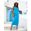 49782 svetle modre dlouhe leskle saty karrin