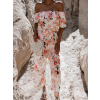 48846 3 bilo lososovy elegantni overal rosalyn s kvetinovym vzorem