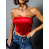 51834 10 cerveny elegantni crop top meteorite
