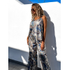 52587 1 modry elegantni dvoudilny komplet petley se vzory