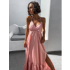 52665 2 staroruzove elegantni saty maddox s volanky