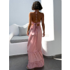 52665 3 staroruzove elegantni saty maddox s volanky