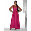 Ružové elegantné dlhé šaty FAIRYTALE
