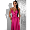 Ružové elegantné dlhé šaty FAIRYTALE