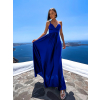 Kráľovsky modré elegantné šaty MAKANY