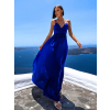 Kráľovsky modré elegantné šaty MAKANY
