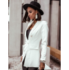 53391 8 bile sako blanche se zlatymi knofliky