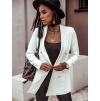 53391 bile sako blanche se zlatymi knofliky
