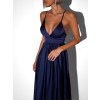 Tmavomodré elegantné šaty MAKANY