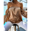 53616 2 svetle hneda elegantni halenka breeze na ramena