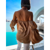 53616 3 svetle hneda elegantni halenka breeze na ramena