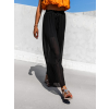 48390 2 cerne plisovane elegantni kalhoty selie