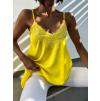49284 zluty elegantni top fanias s krajkou