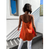 49320 2 oranzovy elegantni top fanias s krajkou