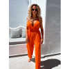 53775 oranzovy elegantni overal tisy s kapsami