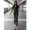 54138 4 khaki elegantni overal addisy s kapsickou