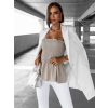 54201 bezovy elegantni top quebeck bez raminek