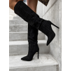 Čierne vysoké čižmy YARYE