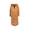 54687 12 svetle hneda dlouha prosivana bunda walnut s kapsami