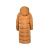 54687 14 svetle hneda dlouha prosivana bunda walnut s kapsami