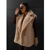 56418 bezova teddy vesta corie s knofliky