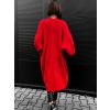 56322 5 cerveny cardigan sentence otevreneho strihu