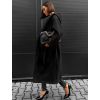 56463 6 cerny elegantni kabat walles s kapuci