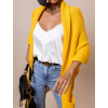 Tmavě žlutý pletený oversize cardigan SCAR (Veľkosť ONESIZE)