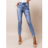 Modré denim džínsy KAITLY