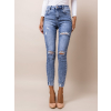 Modré denim džínsy KAITLY