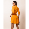 Oranžové ľahké šaty FOGGY s gombíkmi