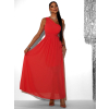 60186 7 tmave ruzove elegantni dlouhe saty float