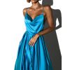 70178 8 tyrkysove elegantni saty yasmine s rozparkem