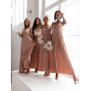 Staroružové šaty SUNSHINE s plisovanou sukňou