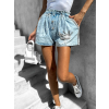 Světle modré denim kraťasy HENNOSI (Veľkosť M/L)