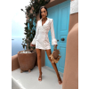 Biele elegantné sakové šaty LOVESTY