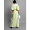 Svetlo zelené elegantné šaty PARFOMELLE s výstrihom do V