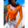 Oranžové elegantní tričko LEUINE s dlouhým rukávem (Veľkosť M/L)