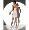 68360 9 bezove elegantni saty timestis se stribrnym detailem