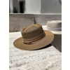 Svetlo hnedý elegantný klobúk MANTAE
