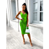 Svetlo zelené elegantné šaty ASTRILITH s riasením