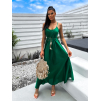 Zelené lesklé elegantné šaty CARDLINE