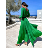 Zelené dlhé elegantné šaty JOELLIAN