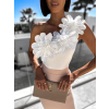 Bílé elegantní body VOLDERY (Veľkosť ONESIZE)