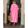 Ružové oversize šaty NOVASI