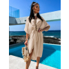 Béžové oversize šaty NOVASI